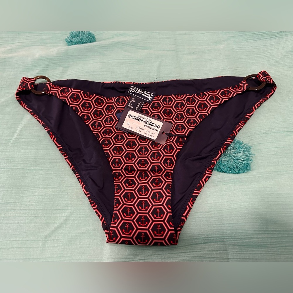 Vilebrequin Navy & Red Bikini Bottoms